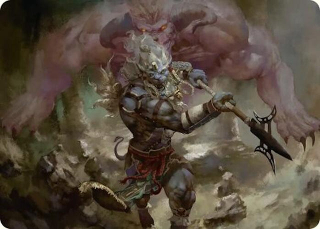 Kimahri, Valiant Guardian Art Card [FINAL FANTASY Art Series]