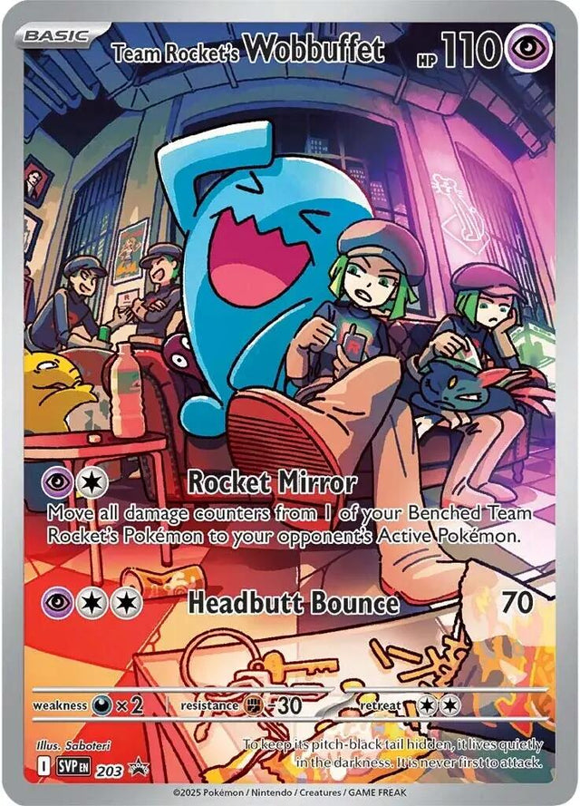 Team Rocket's Wobbuffet (203) [Scarlet & Violet: Black Star Promos]
