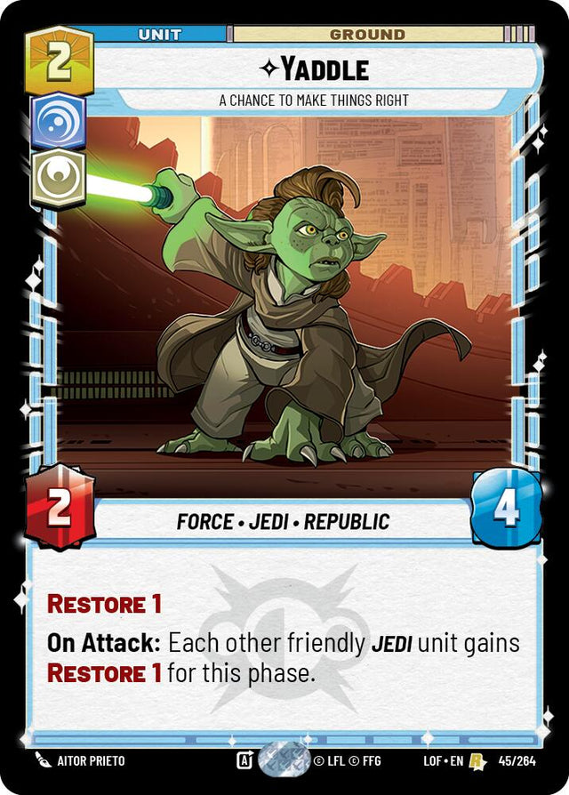 Yaddle - A Chance To Make Things Right (45/264) (45/264) [Legends of the Force]
