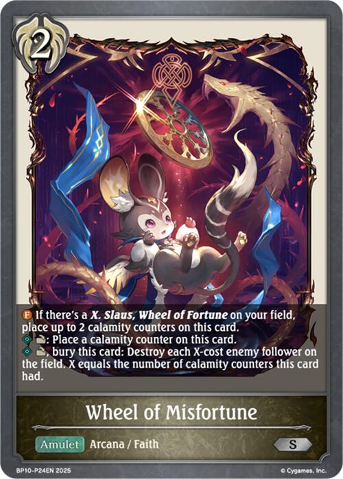 Wheel of Misfortune - P24 (Foil) (BP10-P24EN) [Gods of the Arcana]