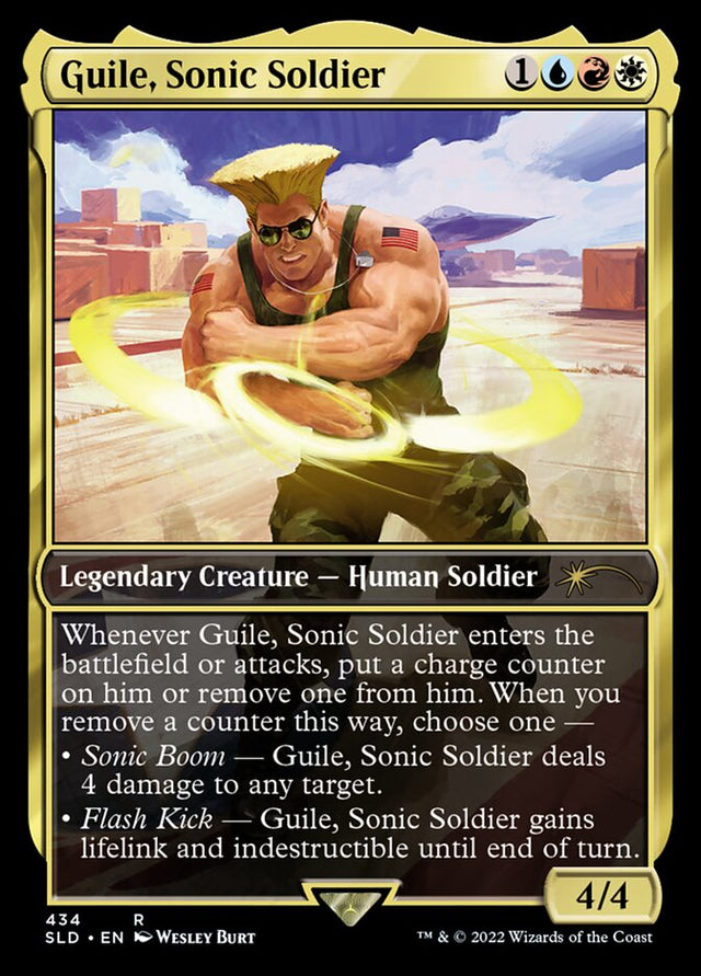 Guile, Sonic Soldier [Secret Lair Drop Series] - PCA Designer Toys