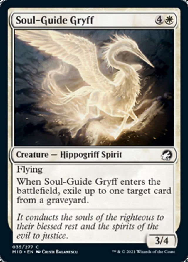 Soul-Guide Gryff [Innistrad: Midnight Hunt] - PCA Designer Toys