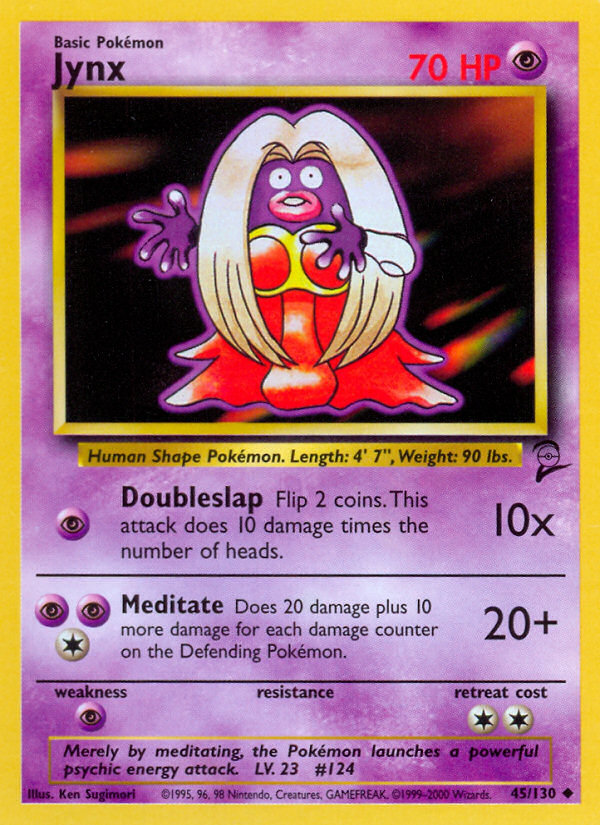 Jynx (45/130) [Base Set 2] - PCA Designer Toys