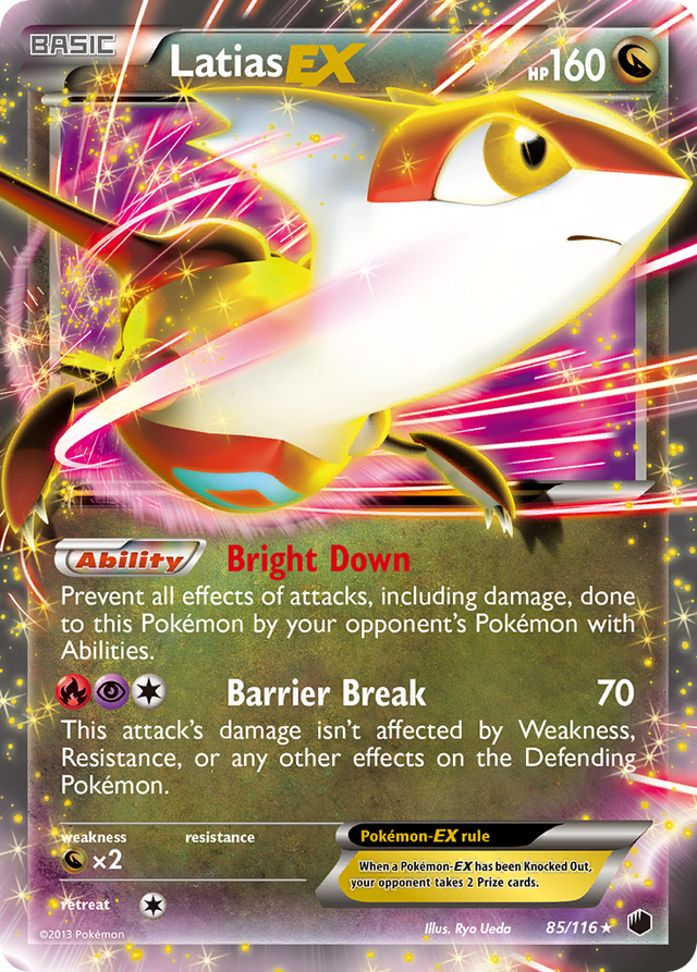 Latias EX (85/116) [Black & White: Plasma Freeze] - PCA Designer Toys