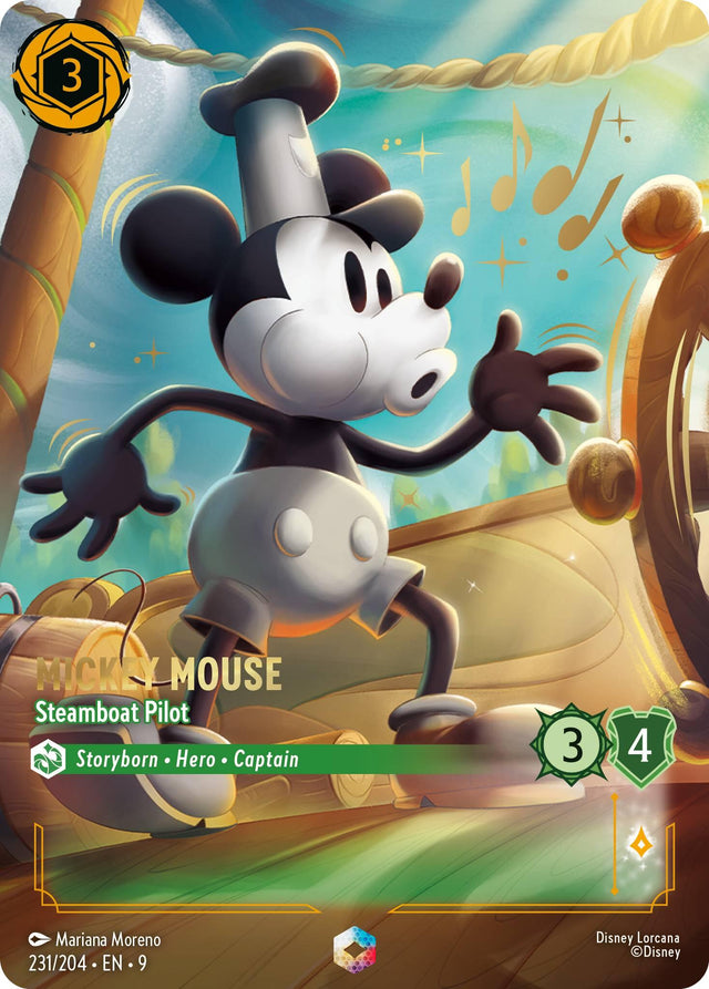 Mickey Mouse - Steamboat Pilot (Enchanted) (231/204) [Fabled]