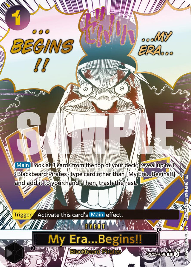 My Era...Begins!! (Alternate Art) [Premium Booster -The Best- Vol. 2]