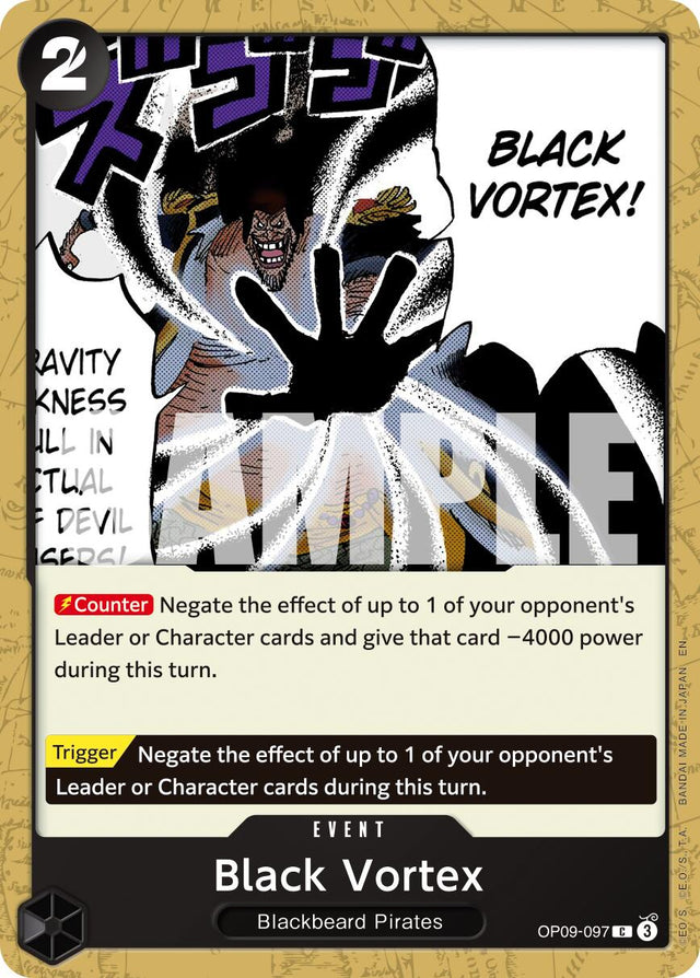Black Vortex (Reprint) [Premium Booster -The Best- Vol. 2]
