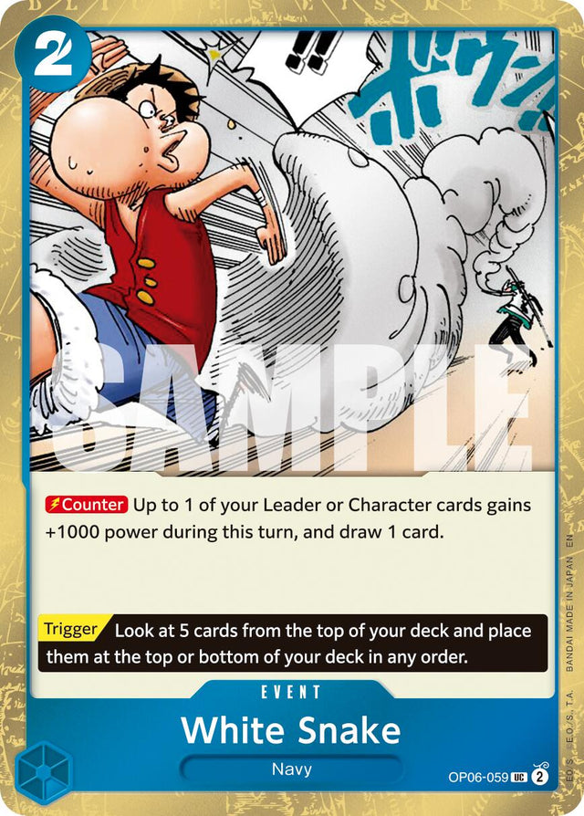 White Snake (Pirate Foil) [Premium Booster -The Best- Vol. 2]