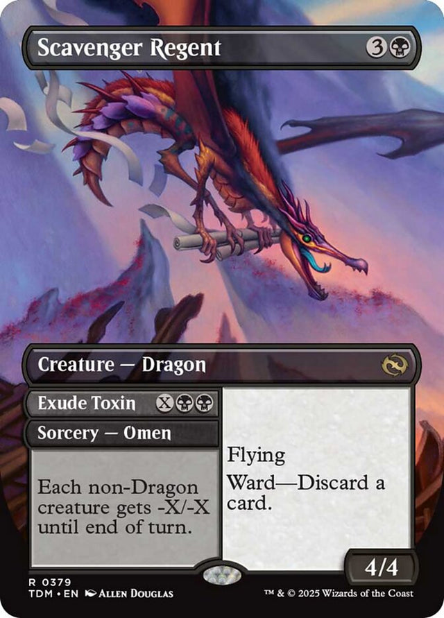 Scavenger Regent (Borderless) [Tarkir: Dragonstorm]