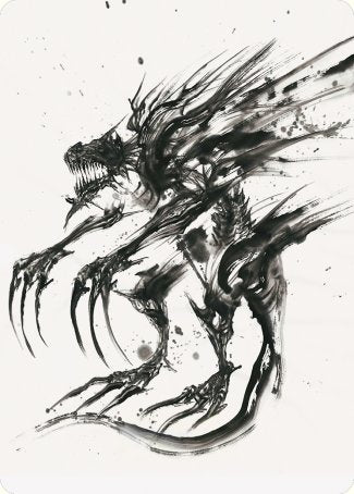 Phyrexian Obliterator Art Card [Phyrexia: All Will Be One Art Series] - PCA Designer Toys