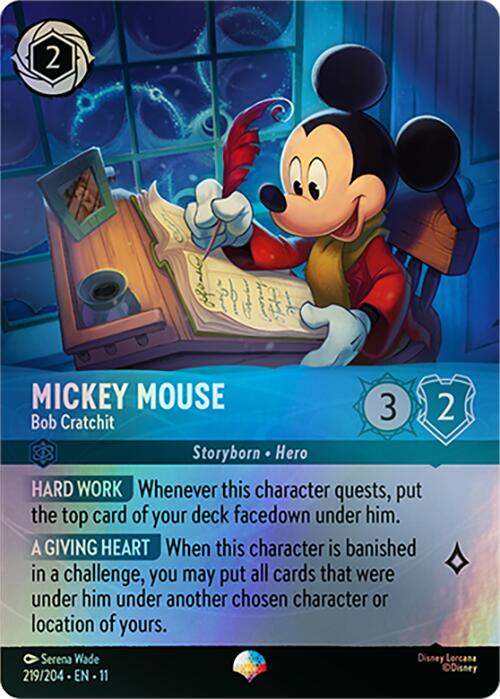 Mickey Mouse - Bob Cratchit (Epic) (219/204) [Winterspell] - PCA Designer Toys