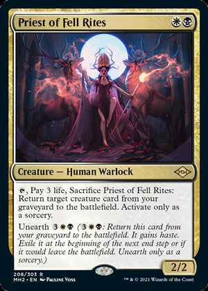 Priest of Fell Rites [Modern Horizons 2] - PCA Designer Toys