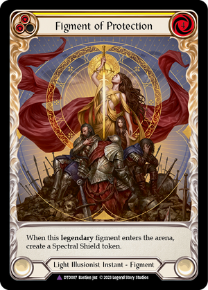 Figment of Protection // Aegis, Archangel of Protection (Marvel) [DTD007] (Dusk Till Dawn)  Cold Foil - PCA Designer Toys
