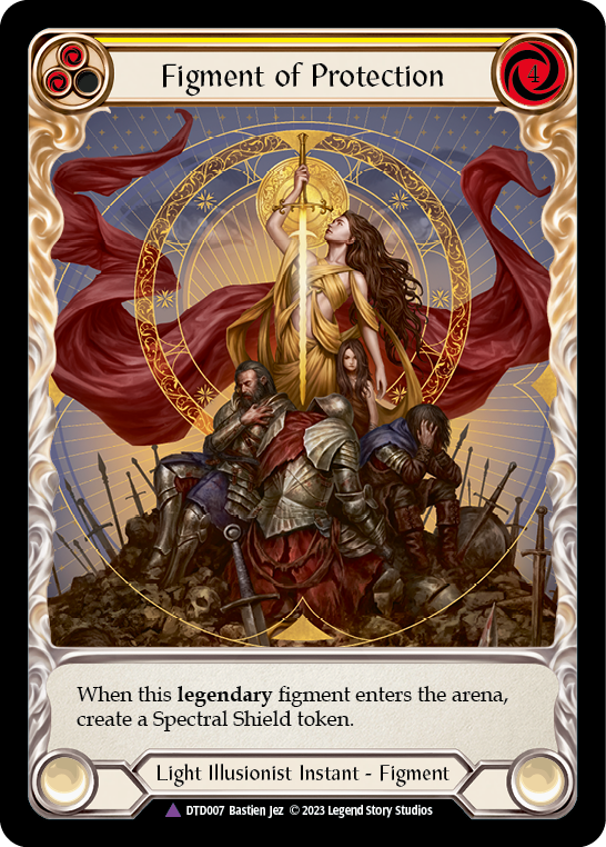 Figment of Protection // Aegis, Archangel of Protection (Marvel) [DTD007] (Dusk Till Dawn)  Cold Foil - PCA Designer Toys