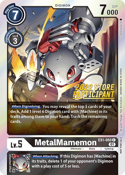MetalMamemon [EX1-050] (2022 Store Participant) [Classic Collection Promos] - PCA Designer Toys