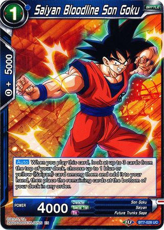Saiyan Bloodline Son Goku (BT7-028) [Assault of the Saiyans] - PCA Designer Toys