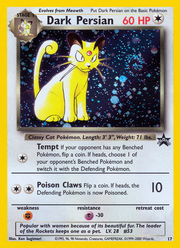 Dark Persian (17) [Wizards of the Coast: Black Star Promos] - PCA Designer Toys