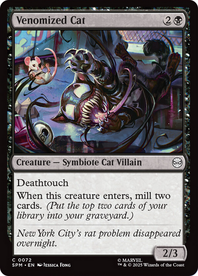 Venomized Cat [Marvel's Spider-Man]
