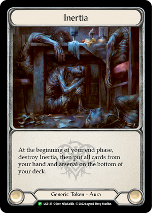 Inertia // Ponder [LGS127 // LGS128] (Promo)  Cold Foil