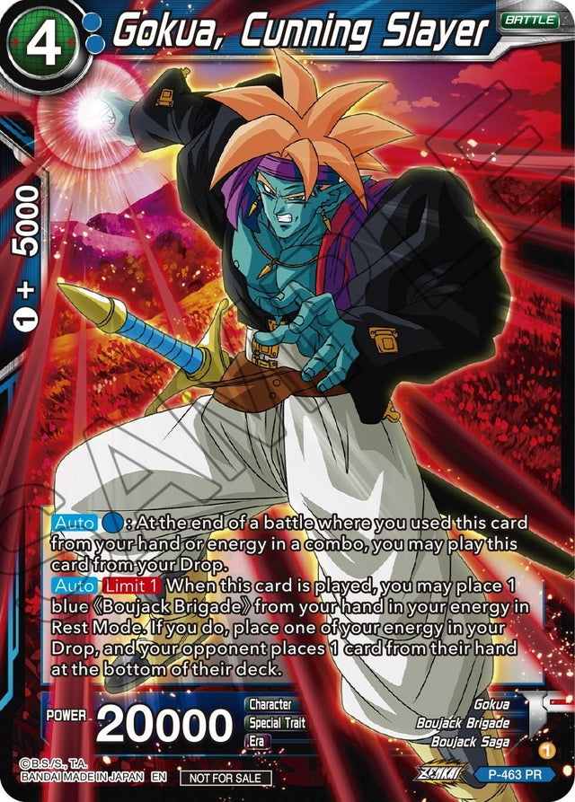 Gokua, Cunning Slayer (Z03 Dash Pack) (P-463) [Promotion Cards] - PCA Designer Toys