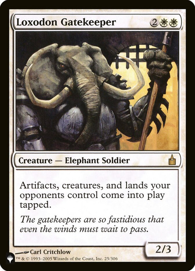 Loxodon Gatekeeper [The List] - PCA Designer Toys