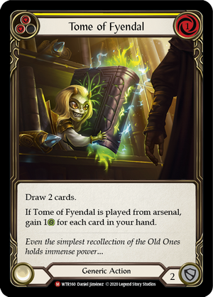 Tome of Fyendal [U-WTR160] (Welcome to Rathe Unlimited)  Unlimited Normal - PCA Designer Toys