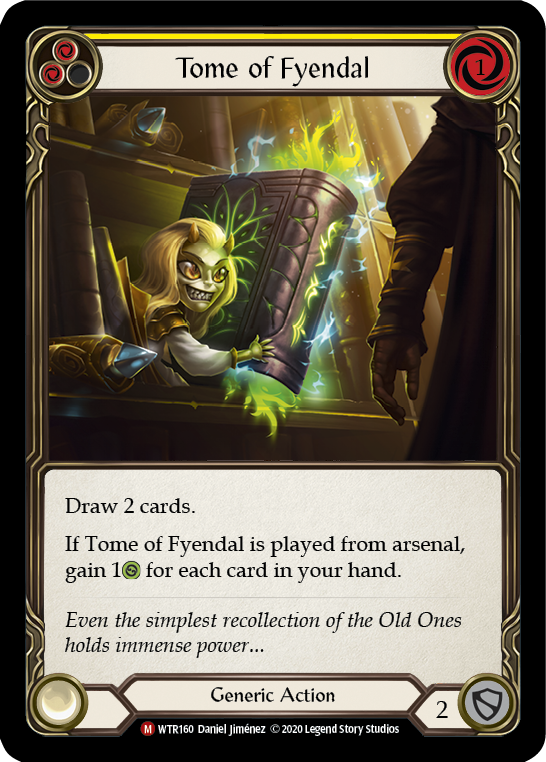 Tome of Fyendal [U-WTR160] (Welcome to Rathe Unlimited)  Unlimited Normal - PCA Designer Toys