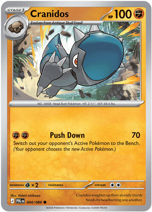 Cranidos (044/084) [Mega Evolution: Pitch Black]