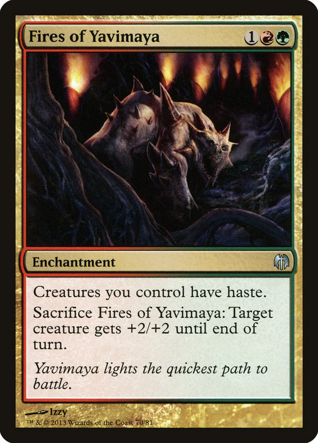 Fires of Yavimaya [Duel Decks: Heroes vs. Monsters] - PCA Designer Toys