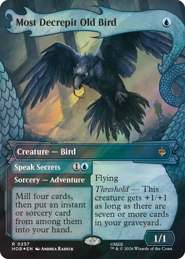 Most Decrepit Old Bird (Showcase) (Surge Foil) [The Hobbit]