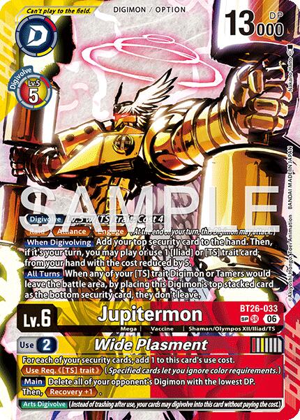 Jupitermon // Wide Plasment [BT26-033] (SP) [Timeless Bonds]