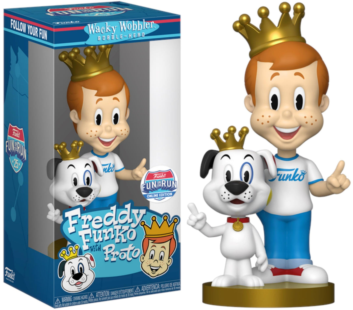 Freddy Funko with Proto Wacky Wobbler