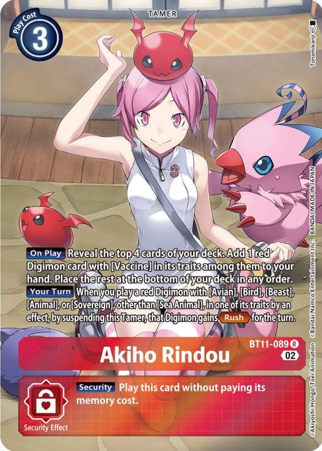 Akiho Rindou [BT11-089] (Alternate Art) [Dimensional Phase] - PCA Designer Toys
