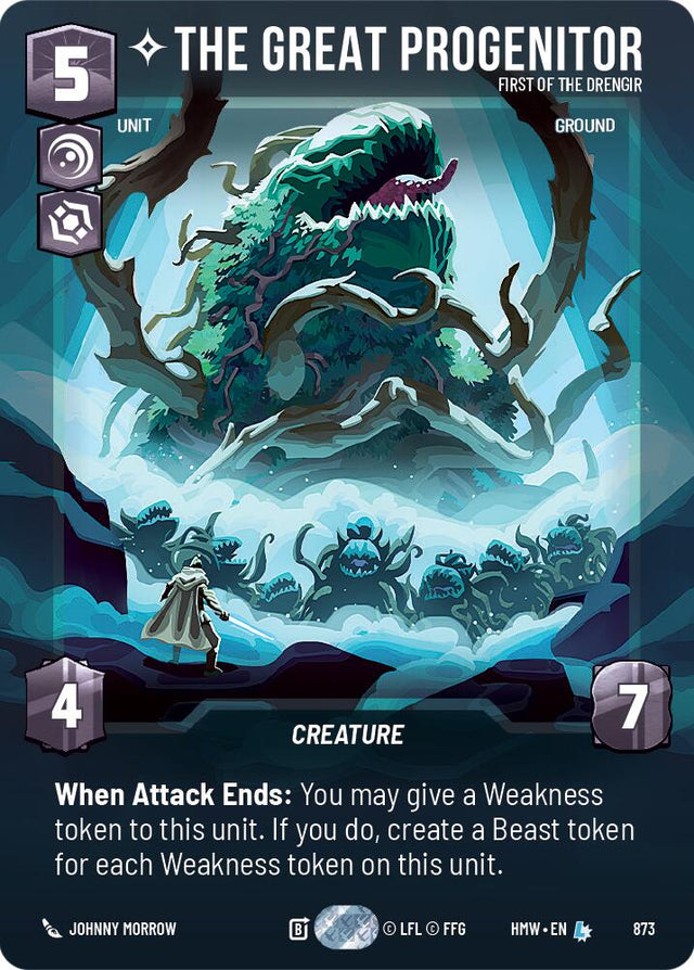 The Great Progenitor - First of the Drengir (873) (Prestige Foil) (873) [Homeworlds]