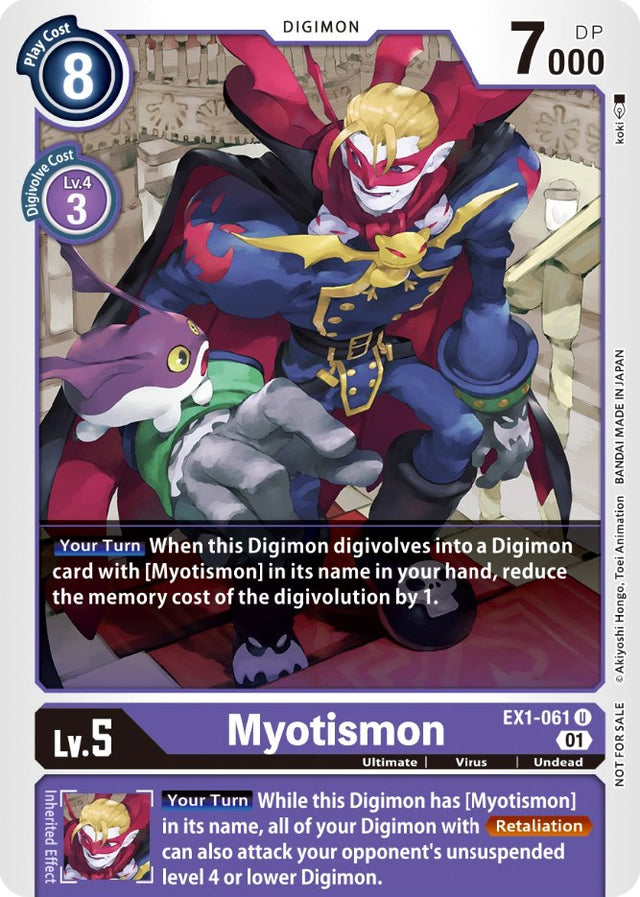 Myotismon [EX1-061] (Winner Pack X Record) [Classic Collection Promos] - PCA Designer Toys