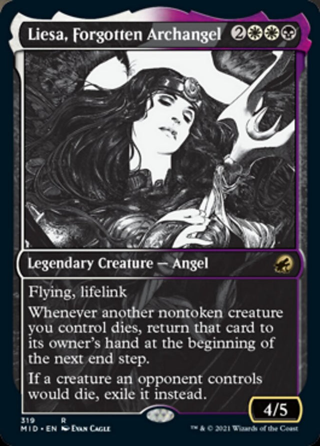 Liesa, Forgotten Archangel (Showcase Eternal Night) [Innistrad: Midnight Hunt] - PCA Designer Toys