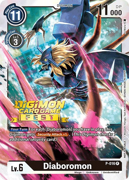 Diaboromon [P-016] (Digimon Card Game Fest 2022) [Promotional Cards] - PCA Designer Toys