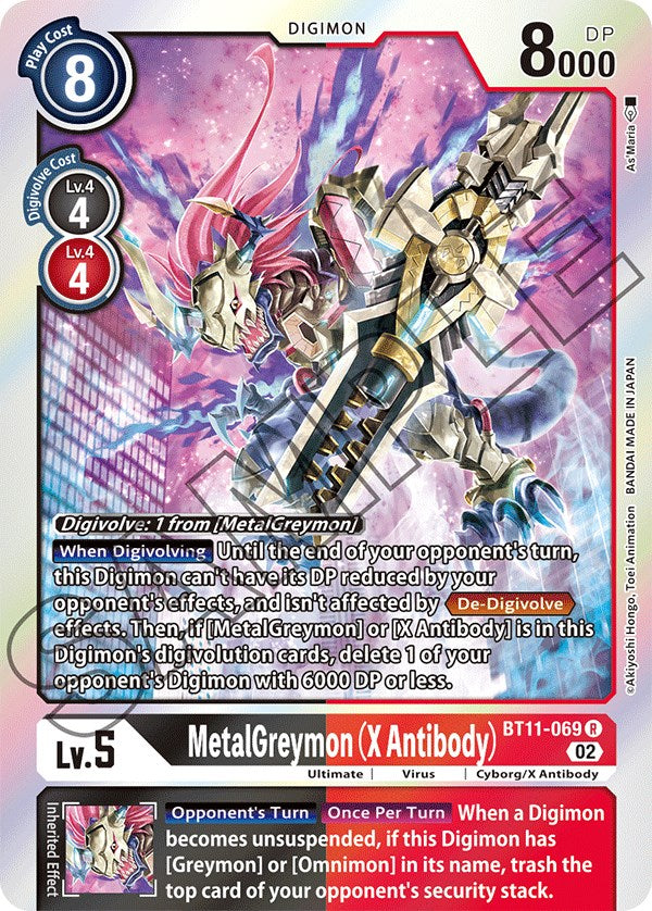 MetalGreymon (X Antibody) [BT11-069] [Dimensional Phase] - PCA Designer Toys