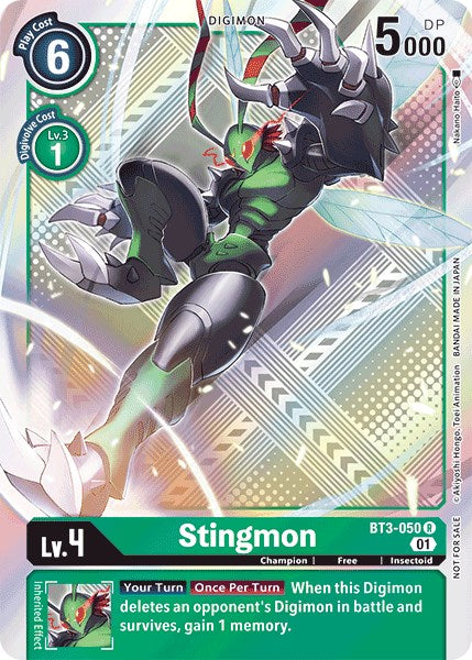 Stingmon [BT3-050] (Official Tournament Pack Vol.4) [Release Special Booster Promos] - PCA Designer Toys