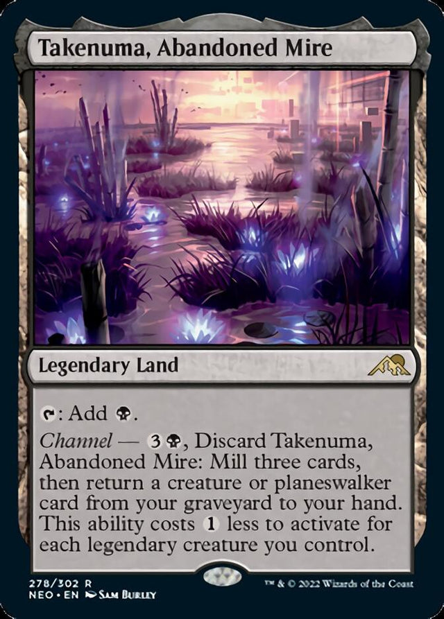 Takenuma, Abandoned Mire [Kamigawa: Neon Dynasty] - PCA Designer Toys