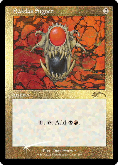 Rakdos Signet (Retro) (Foil Etched) [Secret Lair Drop Series] - PCA Designer Toys