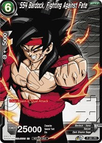 SS4 Bardock, Fighting Against Fate (Winner Stamped) (P-261) [Tournament Promotion Cards] - PCA Designer Toys