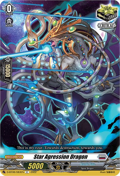 Star Agression Dragon (D-BT06/083EN) [Blazing Dragon Reborn] - PCA Designer Toys