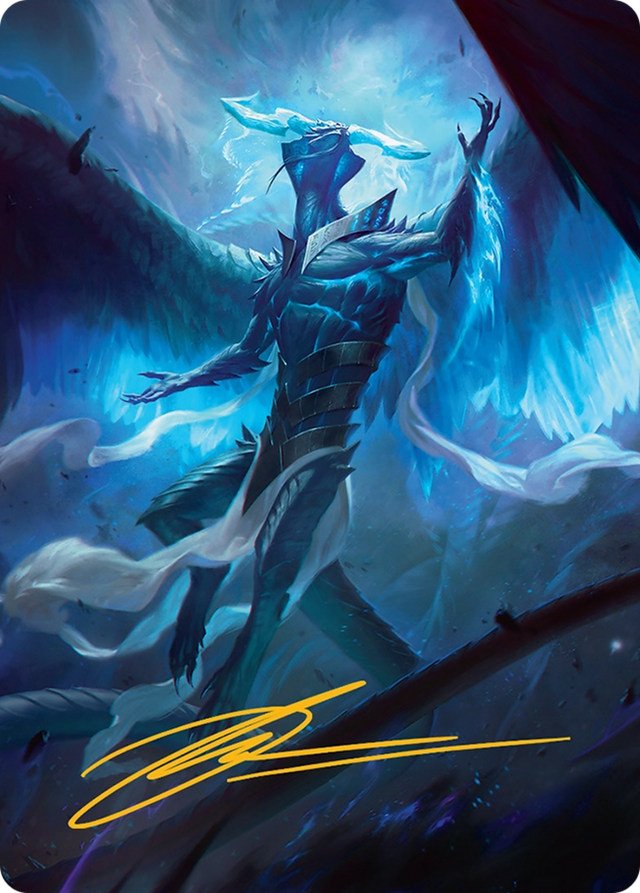 Ugin, Eye of the Storms Art Card (1/54) [Tarkir: Dragonstorm Art Series]