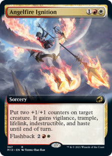 Angelfire Ignition (Extended Art) [Innistrad: Midnight Hunt] - PCA Designer Toys