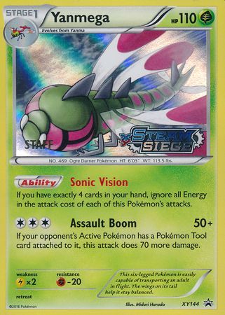 Yanmega (XY144) (Staff) [XY: Black Star Promos] - PCA Designer Toys