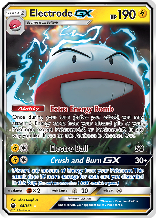 Electrode GX (48/168) [Sun & Moon: Celestial Storm] - PCA Designer Toys