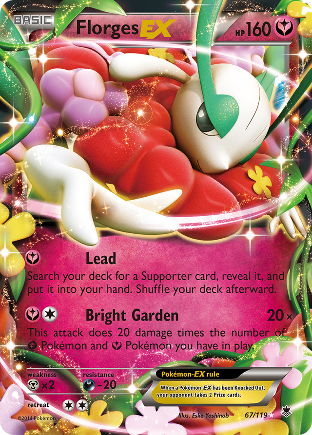 Florges EX (67/119) [XY: Phantom Forces] - PCA Designer Toys