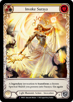 Invoke Suraya // Suraya, Archangel of Knowledge (Marvel) [DYN212] (Dynasty)  Cold Foil - PCA Designer Toys