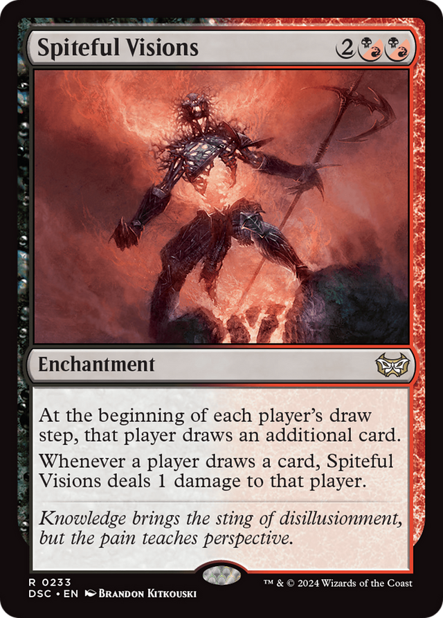 Spiteful Visions [Duskmourn: House of Horror Commander] - PCA Designer Toys